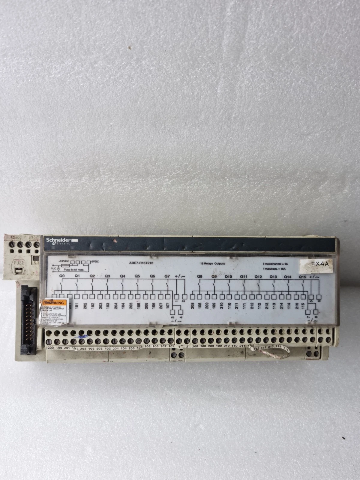 SCHNEIDER ELECTRIC MODICON ABE7-R16T212 MODULE